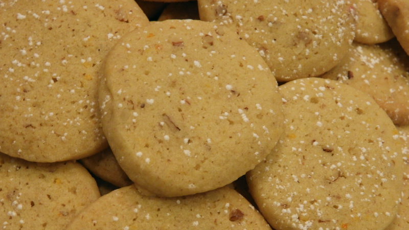 Orange Pecan Cookies - Feature