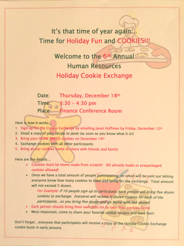 Holiday Cookie Exchange - Cookies By Bess