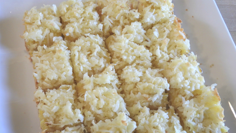 Coconut Pineapple Bars - Feature