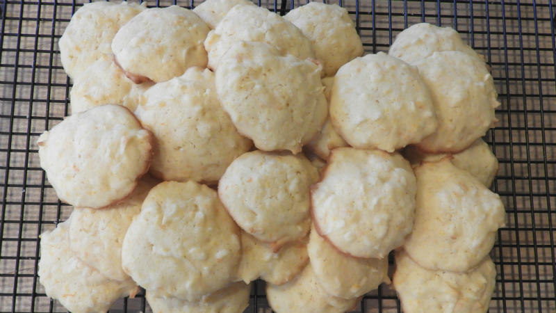 Coconut Orange Cookies - Feature