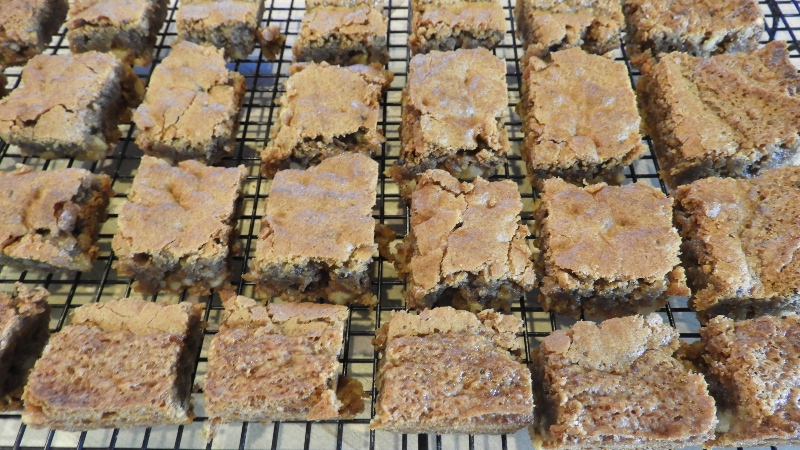 Coffee Walnut Bars - Feature